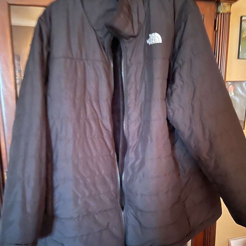 North face Mossbud reversible fleece jacket